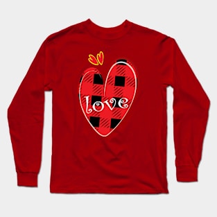 Valentines Day Cute Love Hearts Long Sleeve T-Shirt